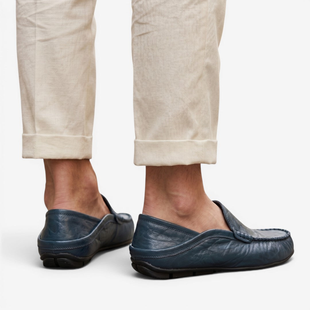 Jorvalore | Men's Leather Loafers Comfortable Slip-On Shoes for Everyday Wear