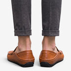 Jorvalore | Men's Leather Loafers Comfortable Slip-On Shoes for Everyday Wear