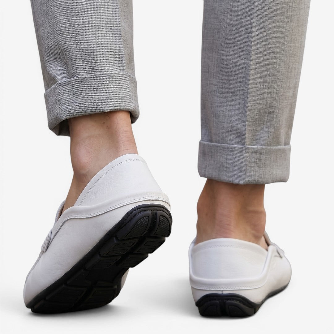 Jorvalore | Men's Leather Loafers Comfortable Slip-On Shoes for Everyday Wear