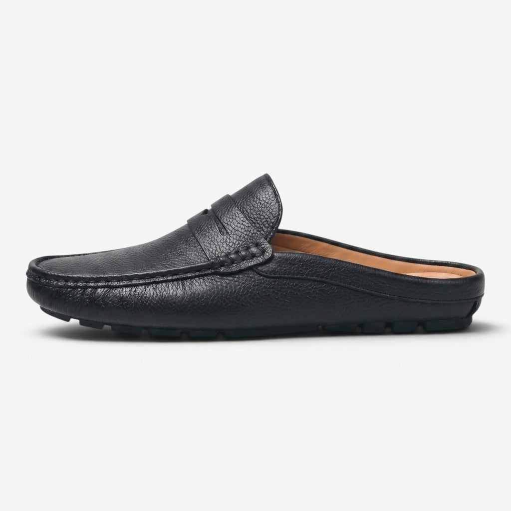 Jorvalore | Men's Leather Slip-On Driving Loafers for Summer Comfort