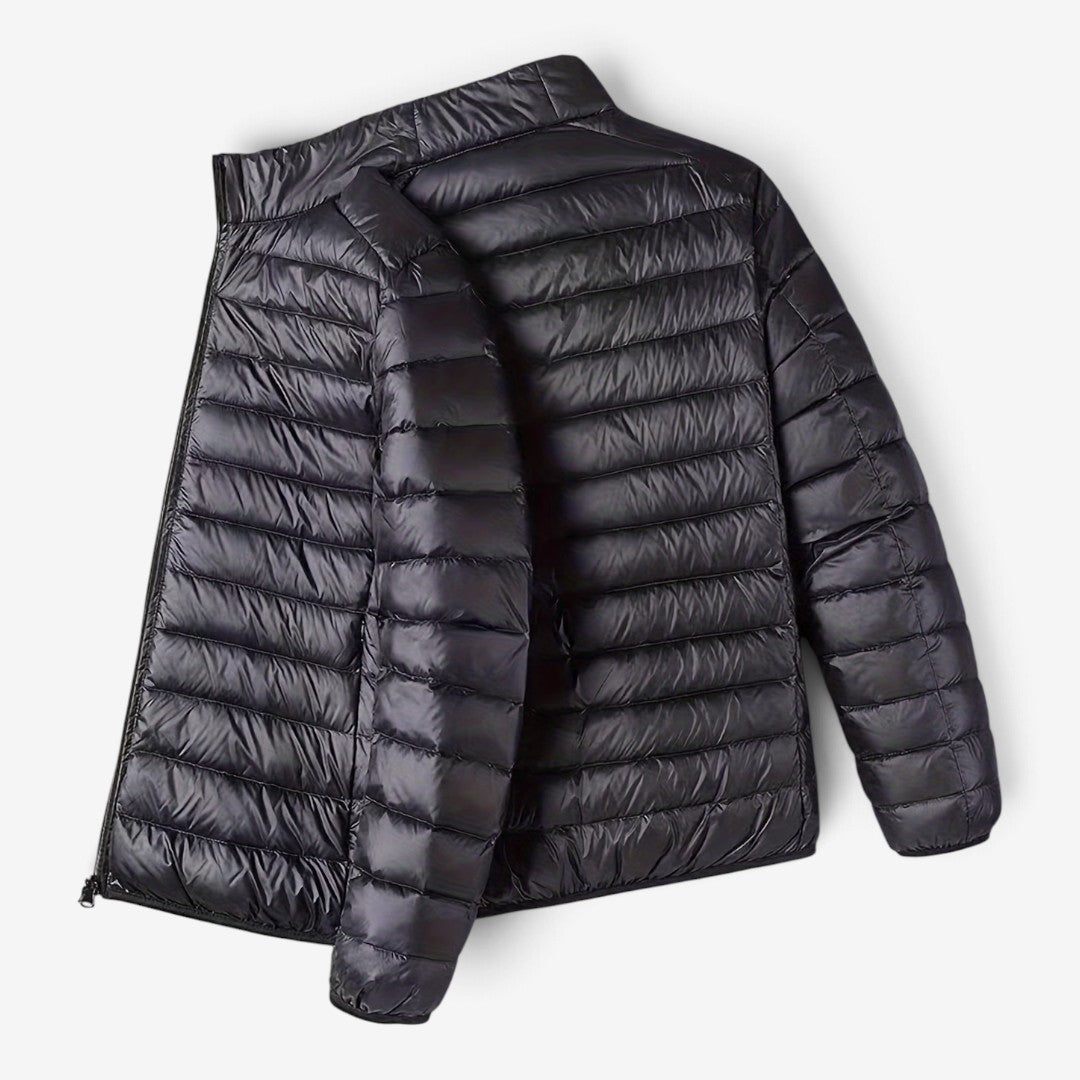 Jorvalore | Men’s Lightweight Puffer Jacket Warm Slim Fit Zip-Up