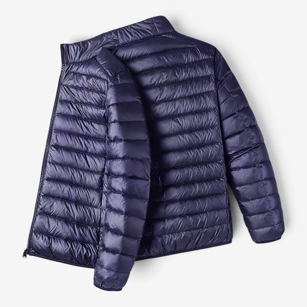 Jorvalore | Men’s Lightweight Puffer Jacket Warm Slim Fit Zip-Up