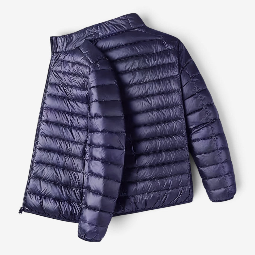 Jorvalore | Men’s Lightweight Puffer Jacket Warm Slim Fit Zip-Up