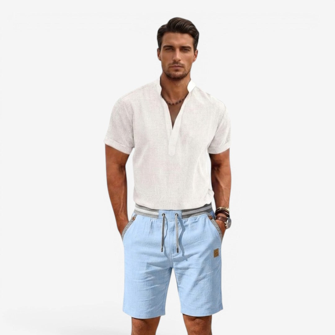 Jorvalore | Men's Lightweight Summer Shorts Comfortable Drawstring Fit