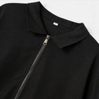 Jorvalore | Men’s Lightweight Waffle Jacket Full Zip Collared