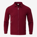 Jorvalore | Men’s Lightweight Waffle Jacket Full Zip Collared