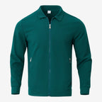 Jorvalore | Men’s Lightweight Waffle Jacket Full Zip Collared