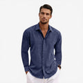 Jorvalore | Men's Linen Shirt for Summer Breathable Classic Fit