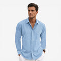 Jorvalore | Men's Linen Shirt for Summer Breathable Classic Fit