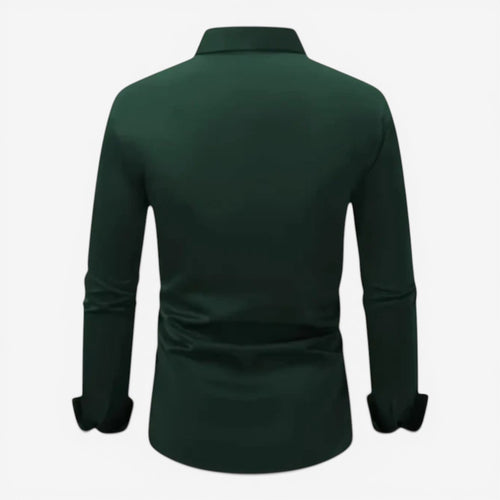 Jorvalore | Men’s Long Sleeve Formal Shirt Cotton Slim Fit Office Wear