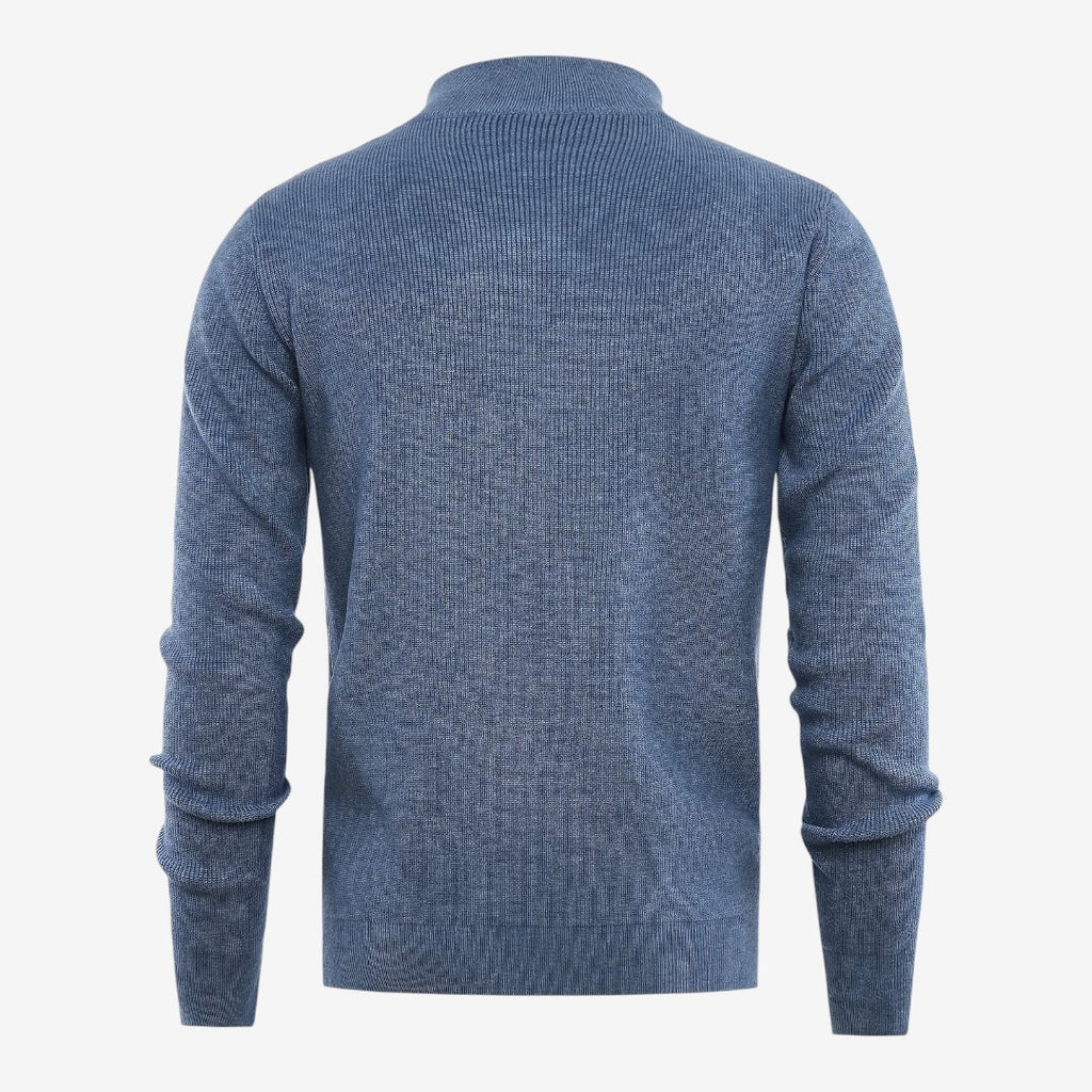 Jorvalore | Men's Luxury Full Zip Knit Cardigan for Winter