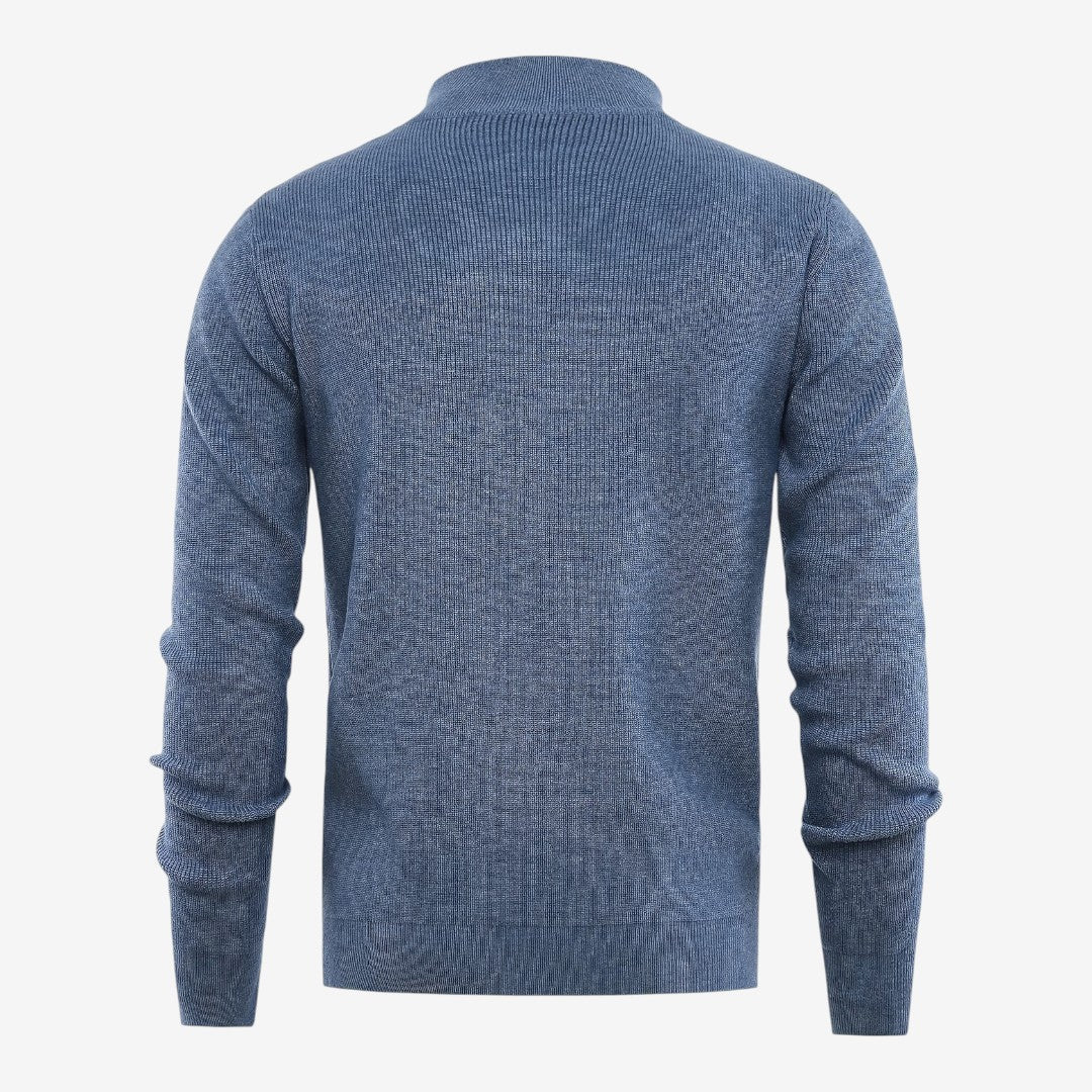 Jorvalore | Men's Luxury Full Zip Knit Cardigan for Winter