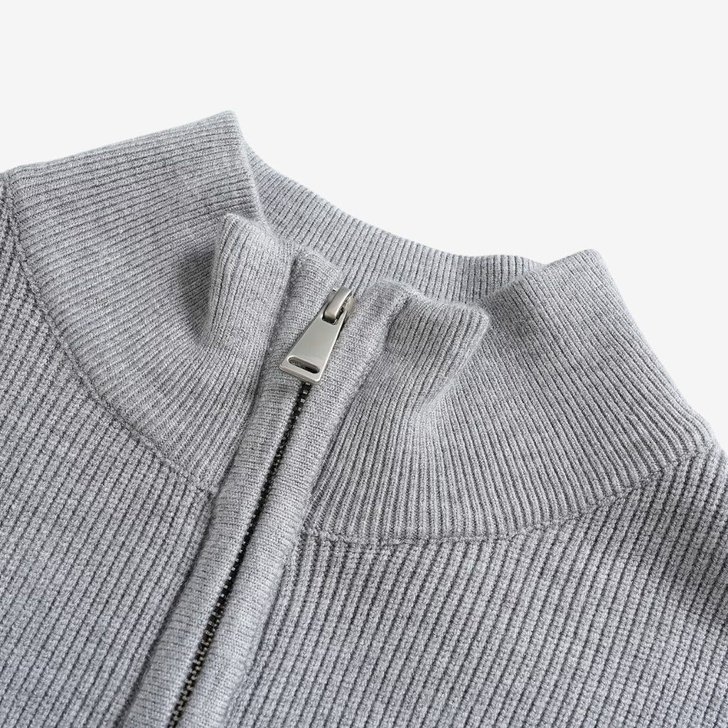 Jorvalore | Men's Luxury Full Zip Knit Cardigan for Winter
