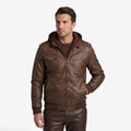 Jorvalore | Men's PU Leather Biker Jacket Classic Motorcycle Outerwear