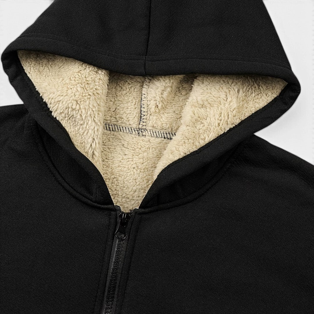 Jorvalore | Men’s Padded Knit Hooded Jacket Warm Winter Style