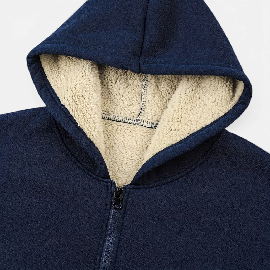 Jorvalore | Men’s Padded Knit Hooded Jacket Warm Winter Style