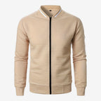 Jorvalore | Men’s Plaid Casual Jacket Full Zip Stand Collar