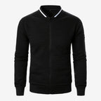 Jorvalore | Men’s Plaid Casual Jacket Full Zip Stand Collar