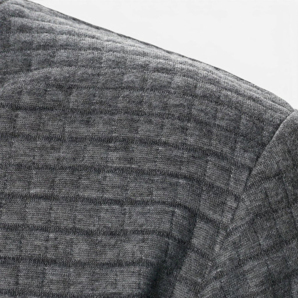 Jorvalore | Men’s Plaid Casual Jacket Full Zip Stand Collar