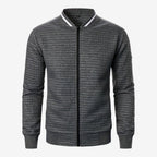 Jorvalore | Men’s Plaid Casual Jacket Full Zip Stand Collar