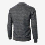 Jorvalore | Men’s Plaid Casual Jacket Full Zip Stand Collar