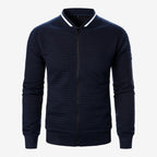 Jorvalore | Men’s Plaid Casual Jacket Full Zip Stand Collar