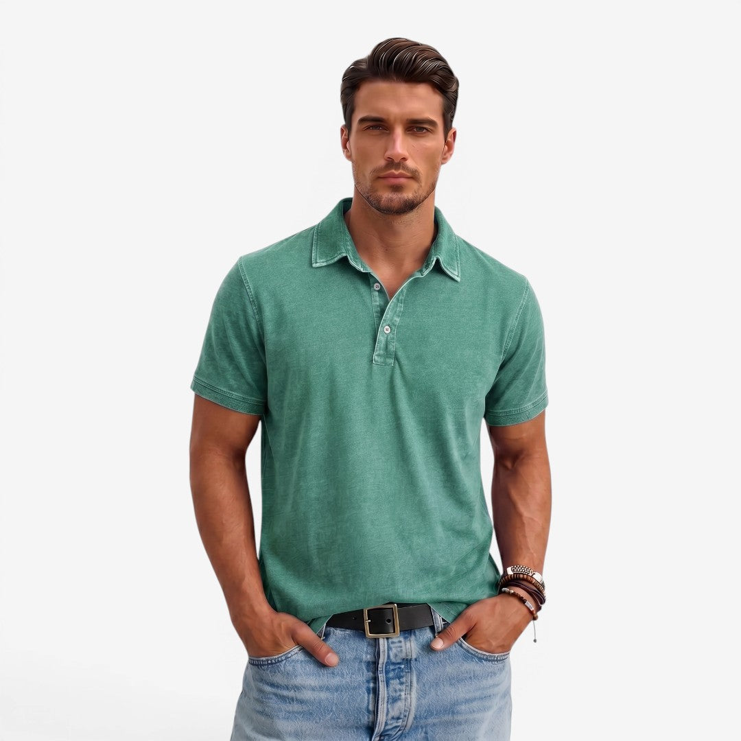 Jorvalore | Men's Premium Cotton Polo Shirt for Smart Casual Outfits