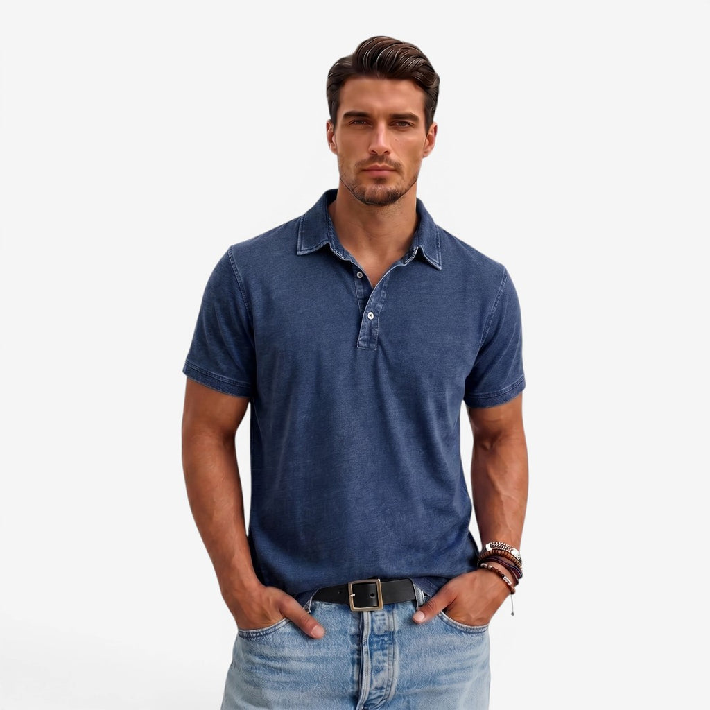 Jorvalore | Men's Premium Cotton Polo Shirt for Smart Casual Outfits