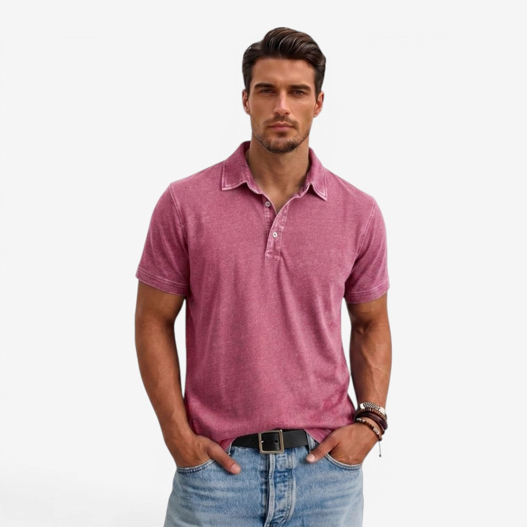 Jorvalore | Men's Premium Cotton Polo Shirt for Smart Casual Outfits