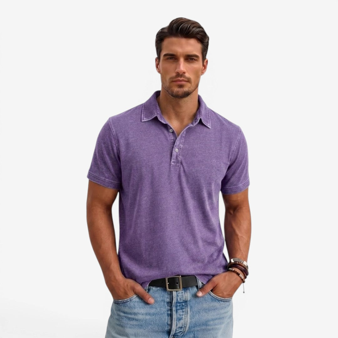 Jorvalore | Men's Premium Cotton Polo Shirt for Smart Casual Outfits