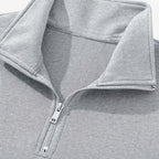 Jorvalore | Men's Quarter Zip Stand Collar Jumper Soft Everyday Knit