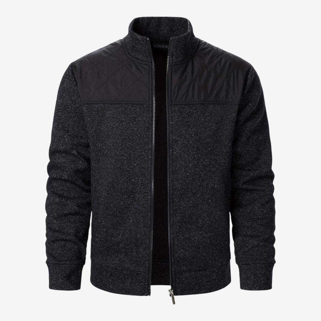 Jorvalore | Men's Quilted Knit Jacket Smart Casual Stand Collar Coat