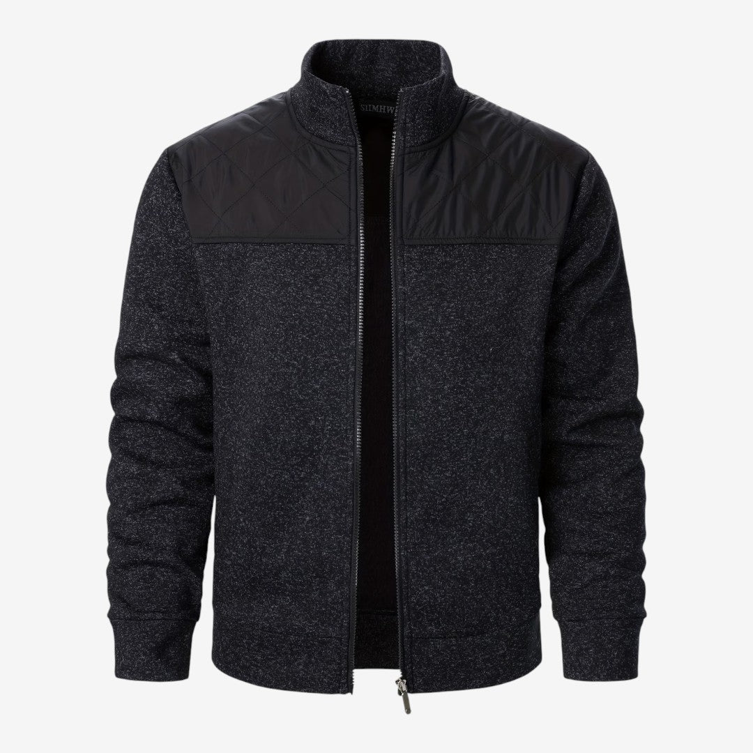 Jorvalore | Men's Quilted Knit Jacket Smart Casual Stand Collar Coat