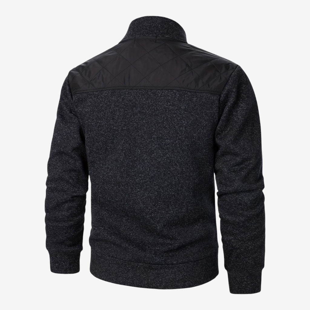 Jorvalore | Men's Quilted Knit Jacket Smart Casual Stand Collar Coat