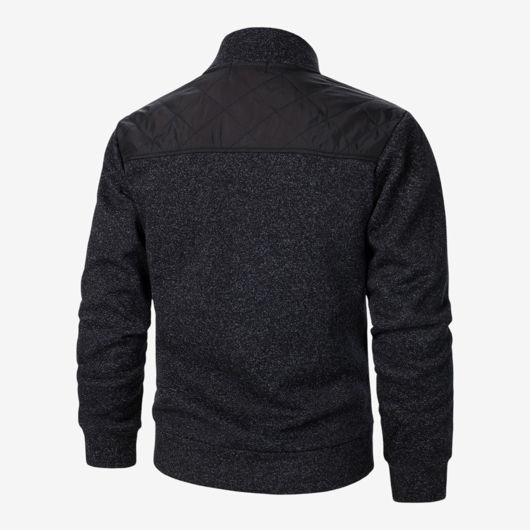 Jorvalore | Men's Quilted Knit Jacket Smart Casual Stand Collar Coat