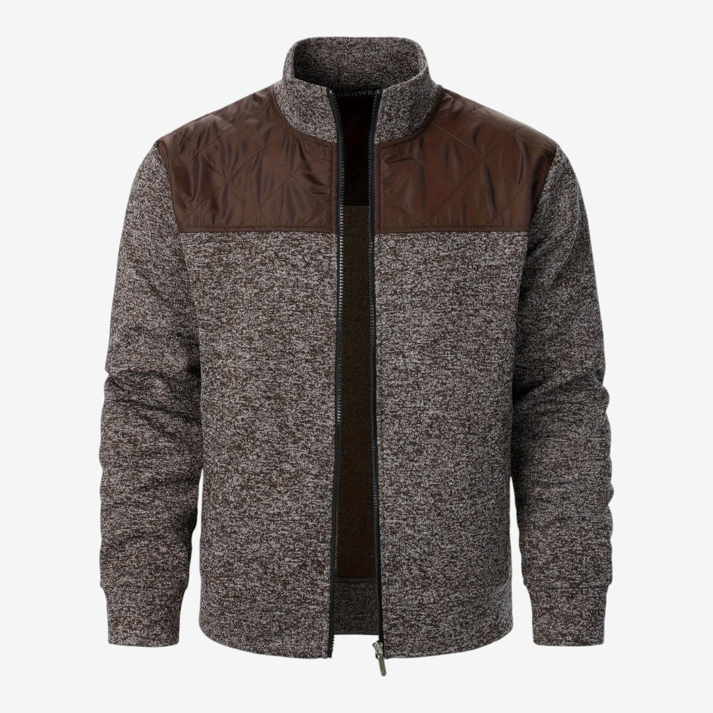 Jorvalore | Men's Quilted Knit Jacket Smart Casual Stand Collar Coat