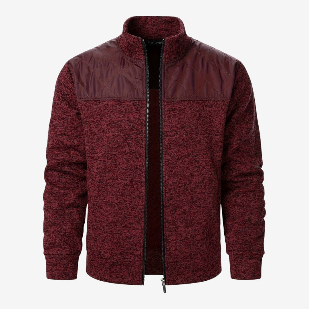 Jorvalore | Men's Quilted Knit Jacket Smart Casual Stand Collar Coat