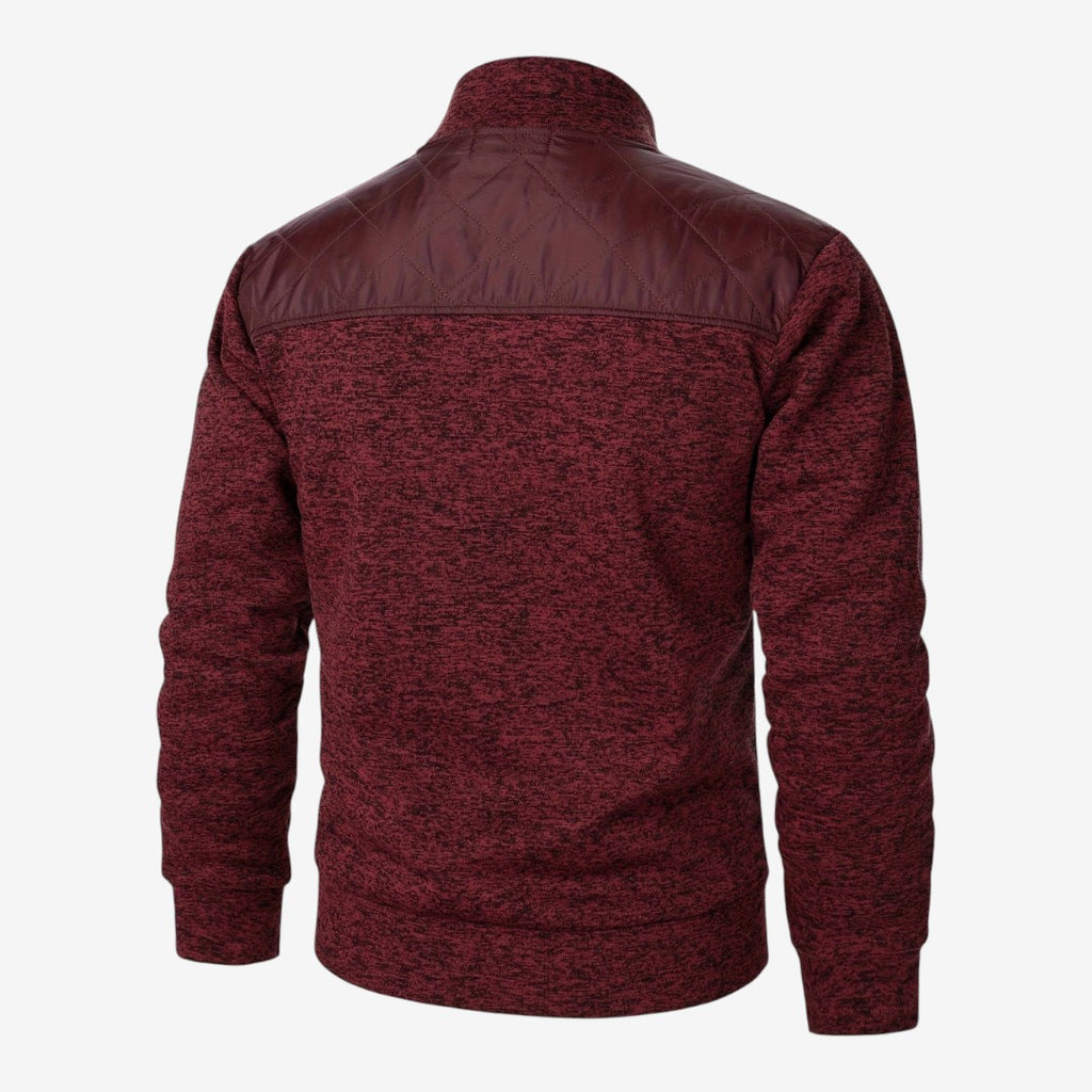 Jorvalore | Men's Quilted Knit Jacket Smart Casual Stand Collar Coat