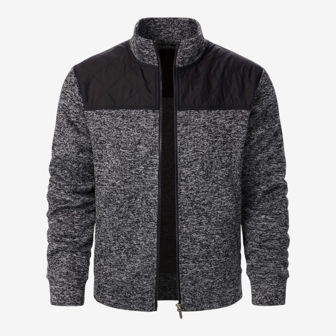 Jorvalore | Men's Quilted Knit Jacket Smart Casual Stand Collar Coat