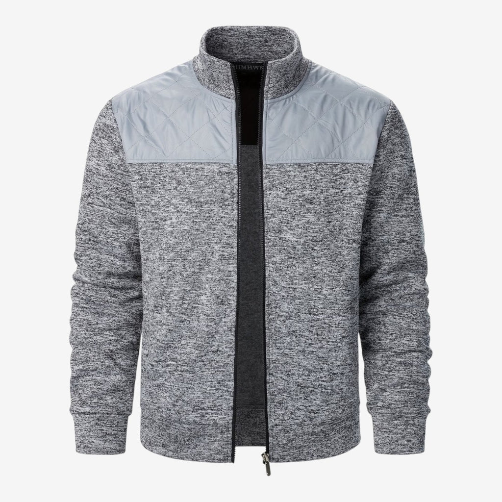 Jorvalore | Men's Quilted Knit Jacket Smart Casual Stand Collar Coat