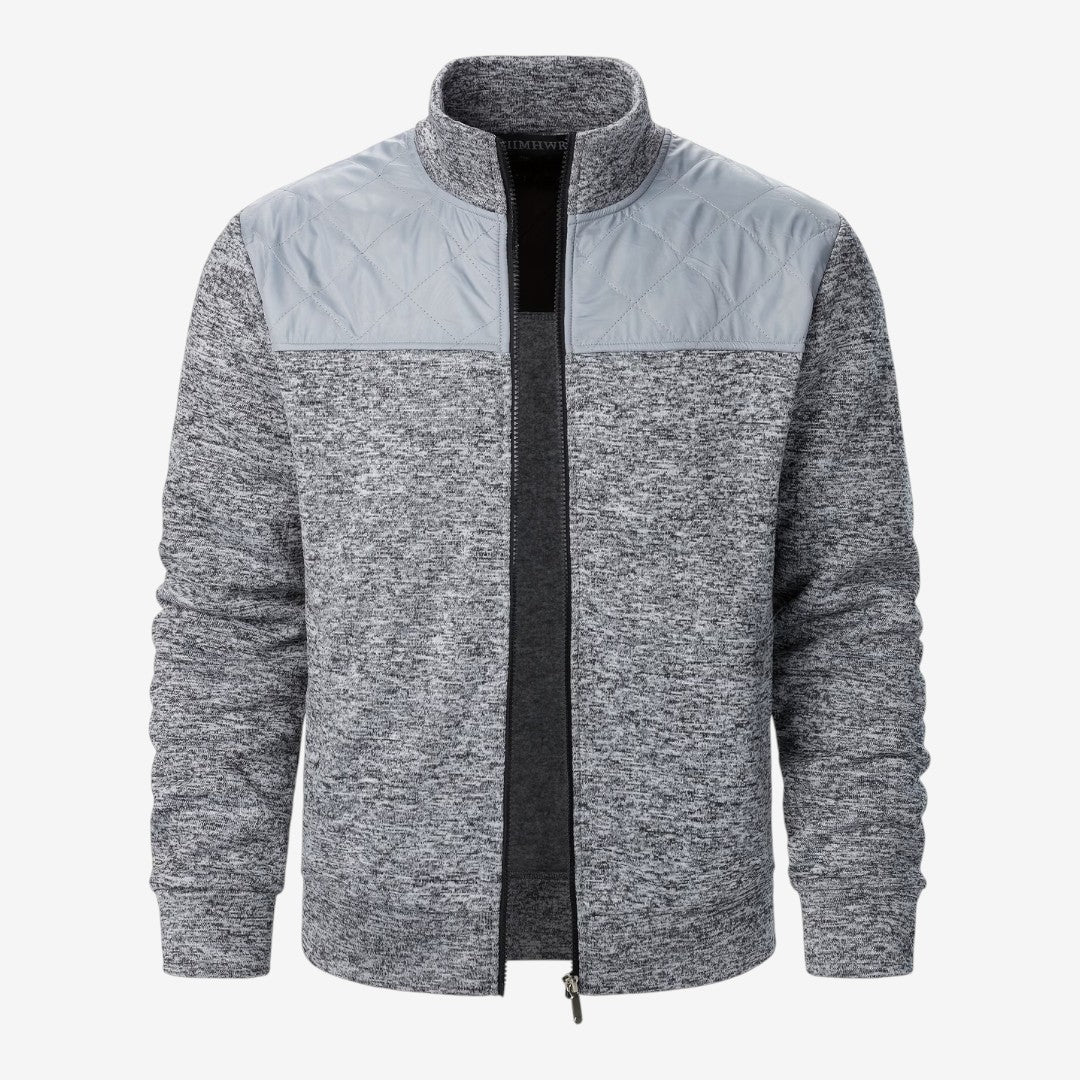 Jorvalore | Men's Quilted Knit Jacket Smart Casual Stand Collar Coat