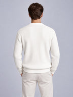 Jorvalore | Men’s Ribbed Crew-Neck Knit Jumper – Long Sleeve Knitwear