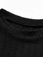 Jorvalore | Men’s Ribbed Knit Shirt – Long Sleeve Textured Knitwear