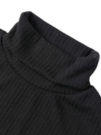 Jorvalore | Men’s Ribbed Roll-Neck Knit Jumper – Long Sleeve Winter Knitwear