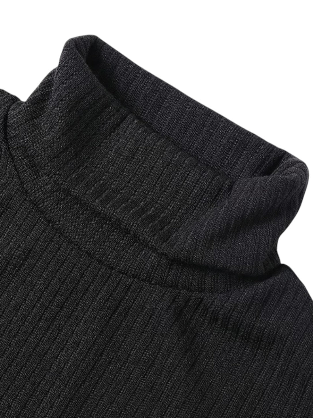 Jorvalore | Men’s Ribbed Roll-Neck Knit Jumper – Long Sleeve Winter Knitwear