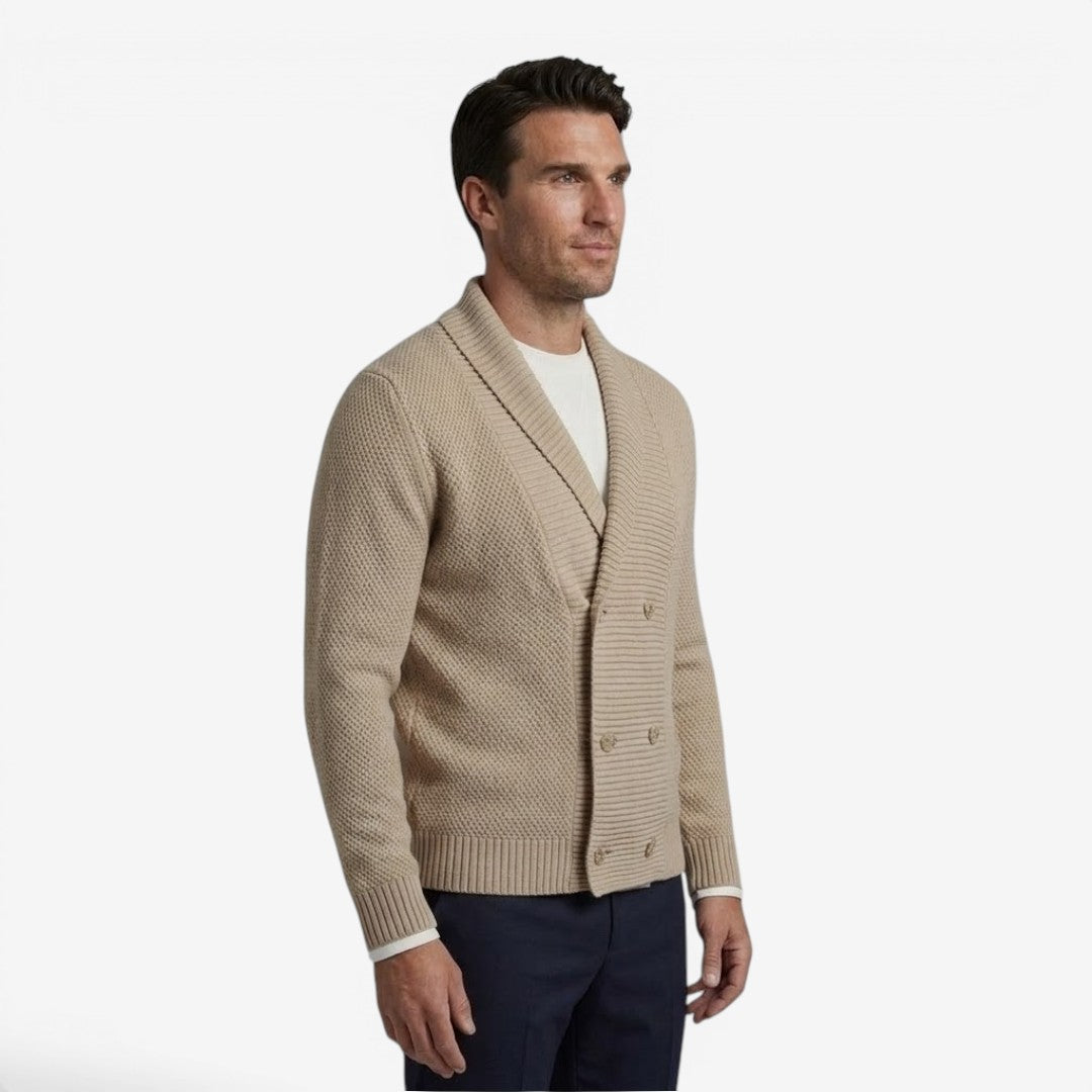 Jorvalore | Men's Shawl Collar Knit Cardigan for Everyday Comfort
