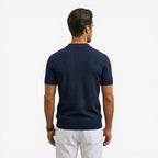 Jorvalore | Men’s Short Sleeve Knit Polo Shirt Lightweight Summer Casual