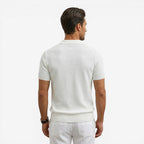 Jorvalore | Men’s Short Sleeve Knit Polo Shirt Lightweight Summer Casual