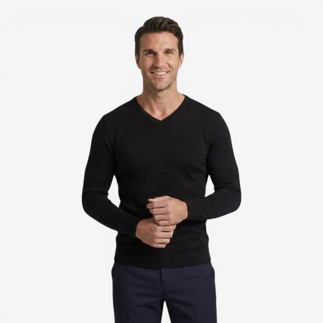 Jorvalore | Men's Slim Fit Knit Jumper Lightweight Casual Style
