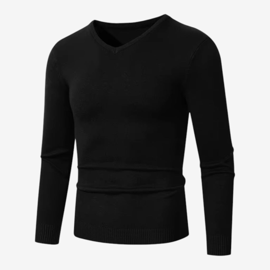 Jorvalore | Men's Slim Fit Knit Jumper Lightweight Casual Style